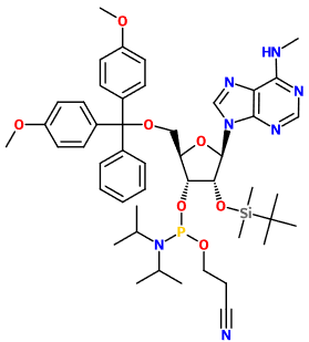 (图片) MC082206 5'-DMT-2'-TBDMS-N6-Me-rA phosphoramidite